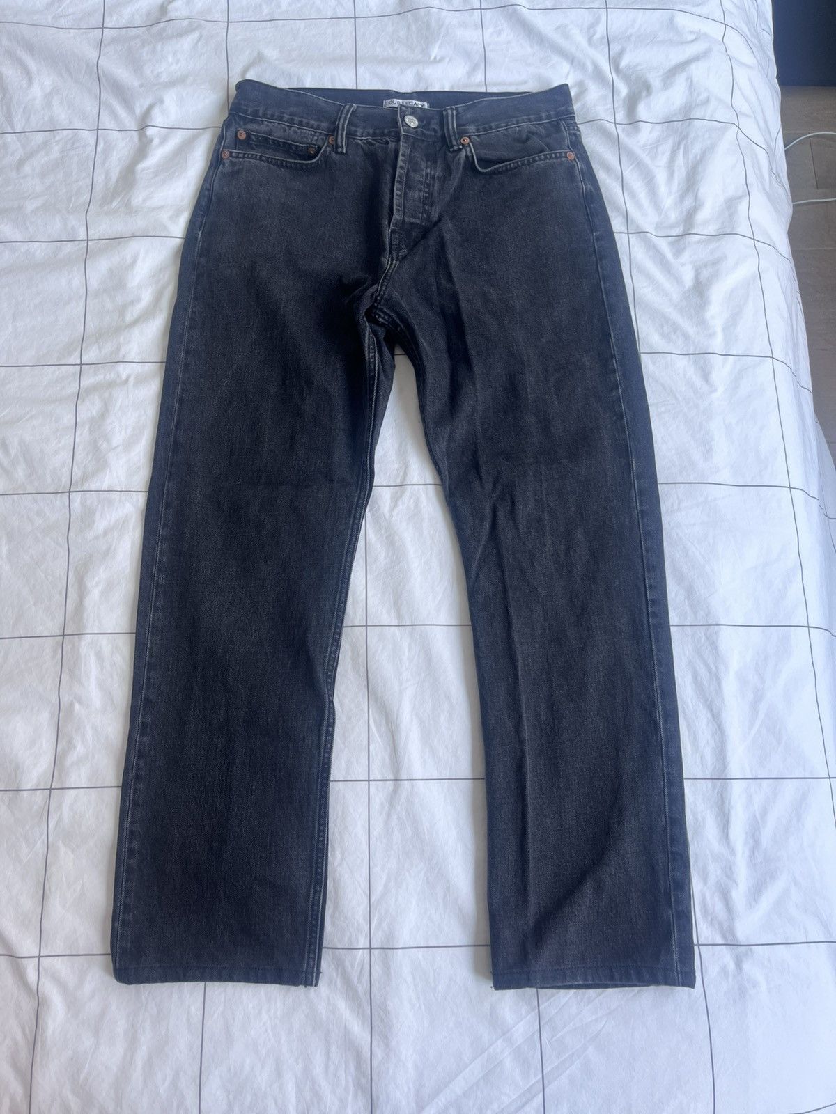 Our Legacy First Cut Denim Jeans in Black, Men's (Size 32)