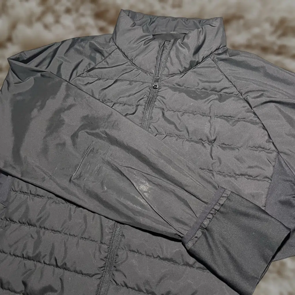 Under Armour Jacket Mens XL Black Insulate Hybrid Coldgear Reactor Lightweight Windbreaker