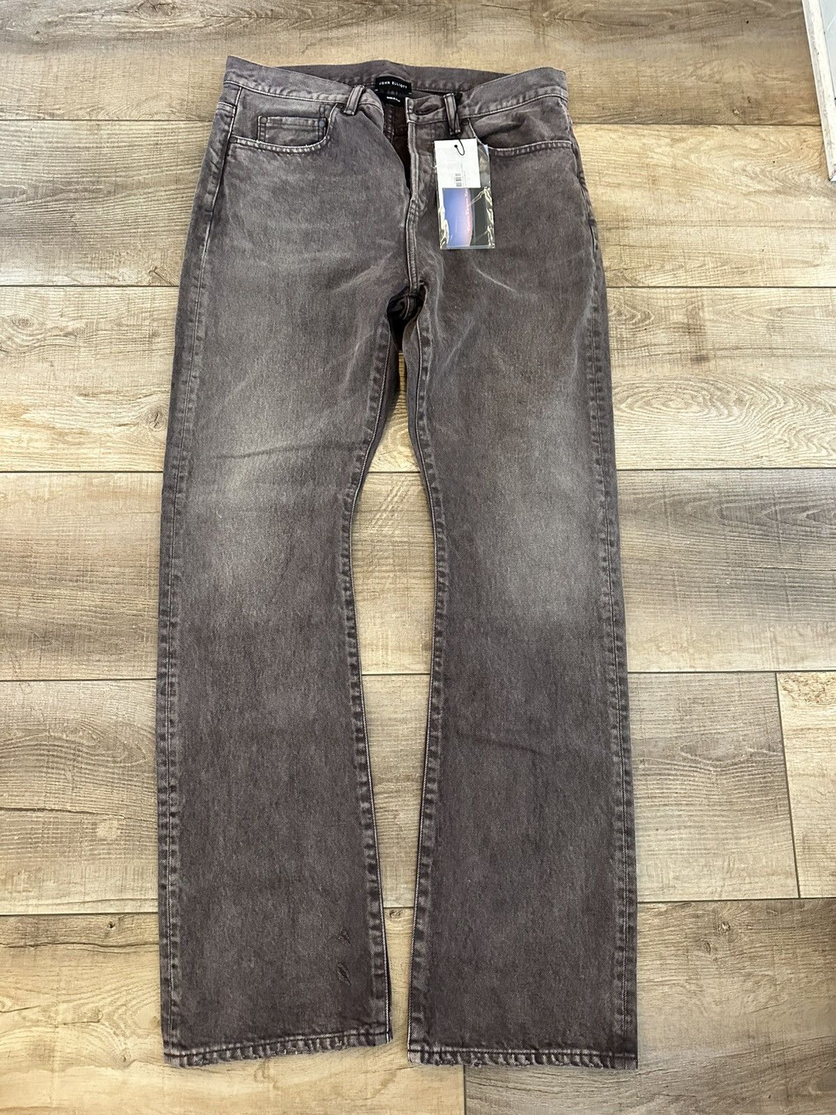 John Elliott Caribou Bootcut Denim Rodeo (32) in Brown, Men's