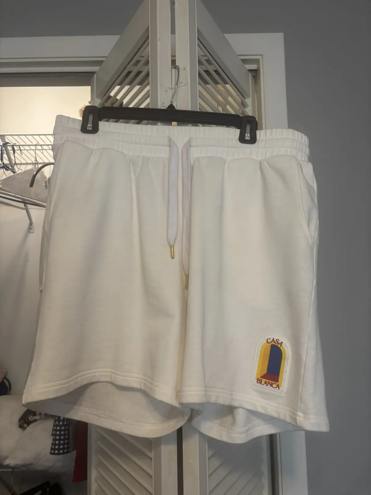 Casablanca Shorts in White, Men's (Size 33)