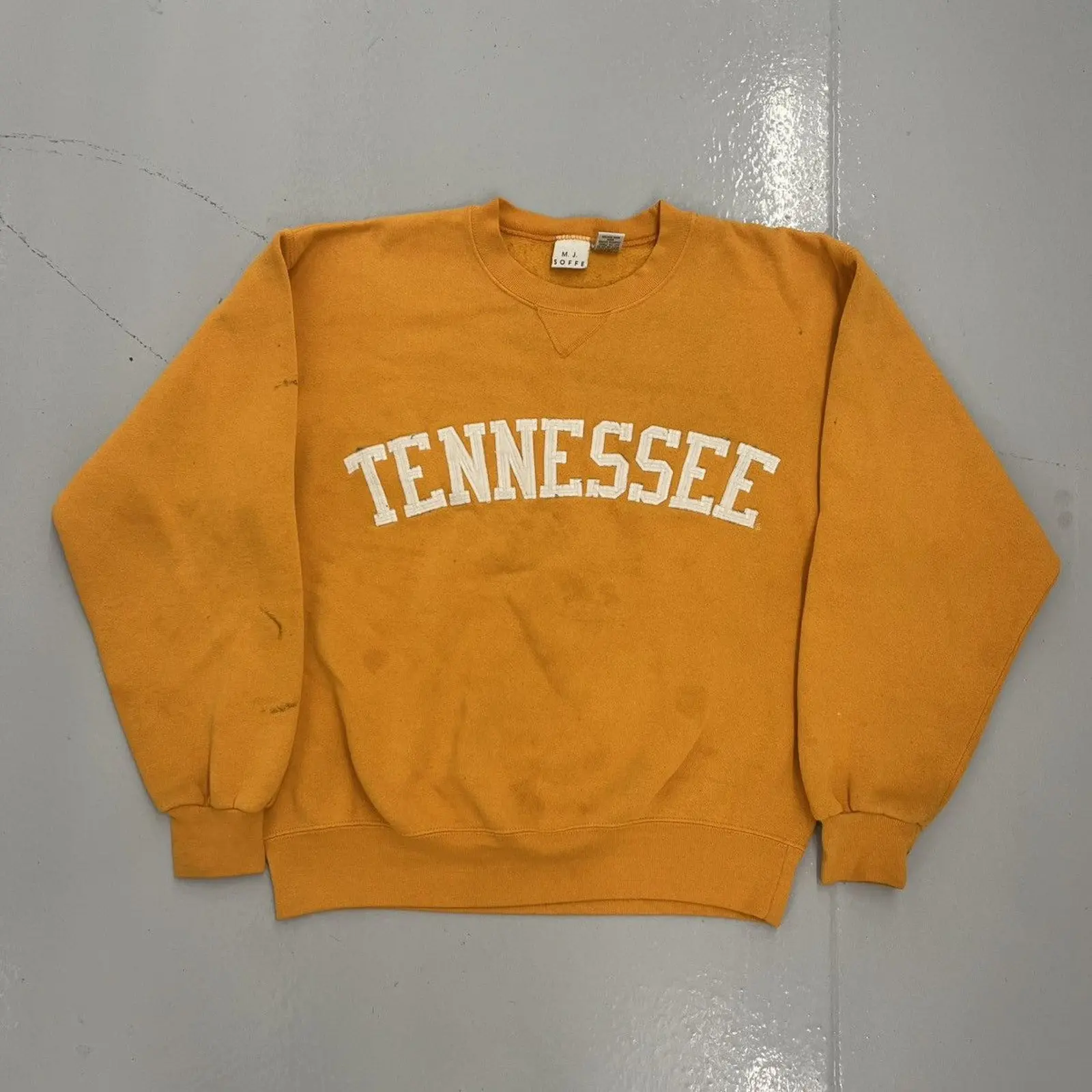 Vintage 90's University Of Tennessee Orange Sweatshirt, Men's (Size Medium)