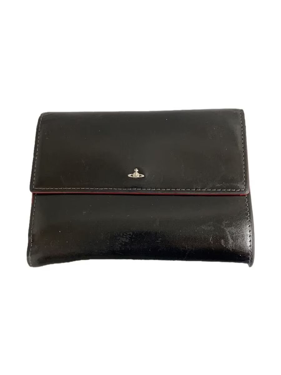 Vivienne Westwood Orb Leather Wallet in Black, Men's
