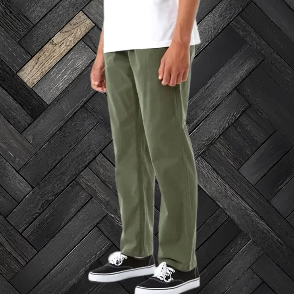 Katin Kraft Pant Chino Stretch Twill Olive Green Surf Skate 28x32 New Mens, Men's