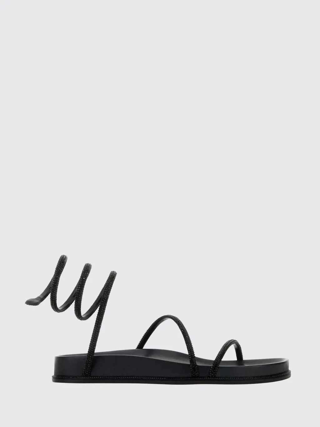 Rene Caovilla Heeled Sandal Woman Black, Women's (Size 6)