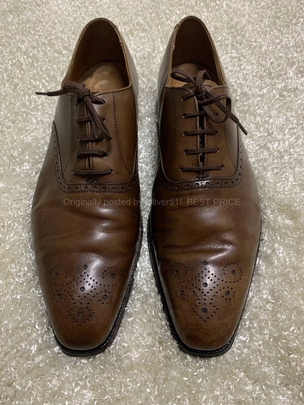 Crockett & Jones Brogue Shoes Xnnn23/2610 in Brown, Men's