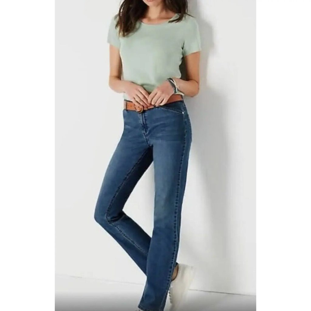 J Jill Slim Leg Stretch Jeans 2 Blue Denim Coastal Chic Prep, Women's (Size 26)