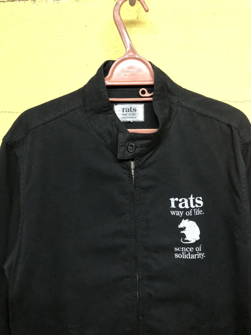 Rats Way Of Life Jacket in Black, Men's