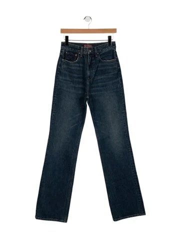 Aflalo High-Rise Straight Leg Jeans