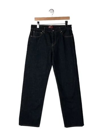 Aflalo Mid-Rise Straight Leg Jeans