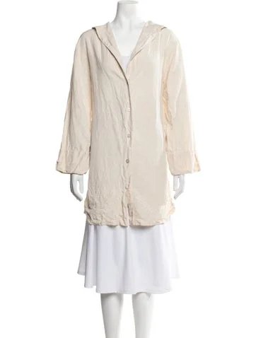POST MERIDIEM Long Sleeve Button-Up Top