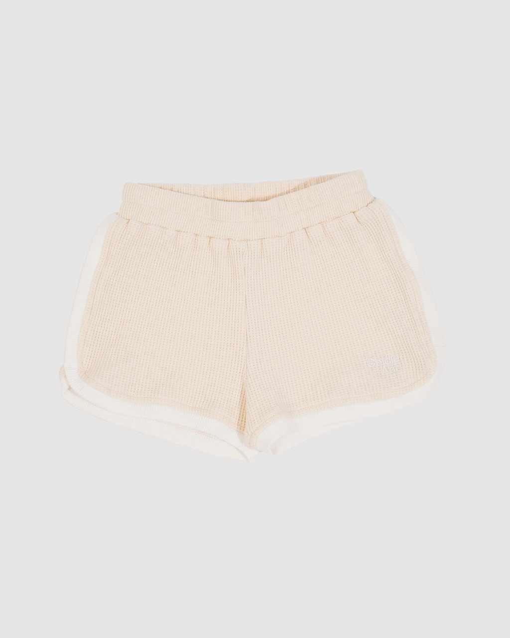 Sadie Waffle Shorts Antique White