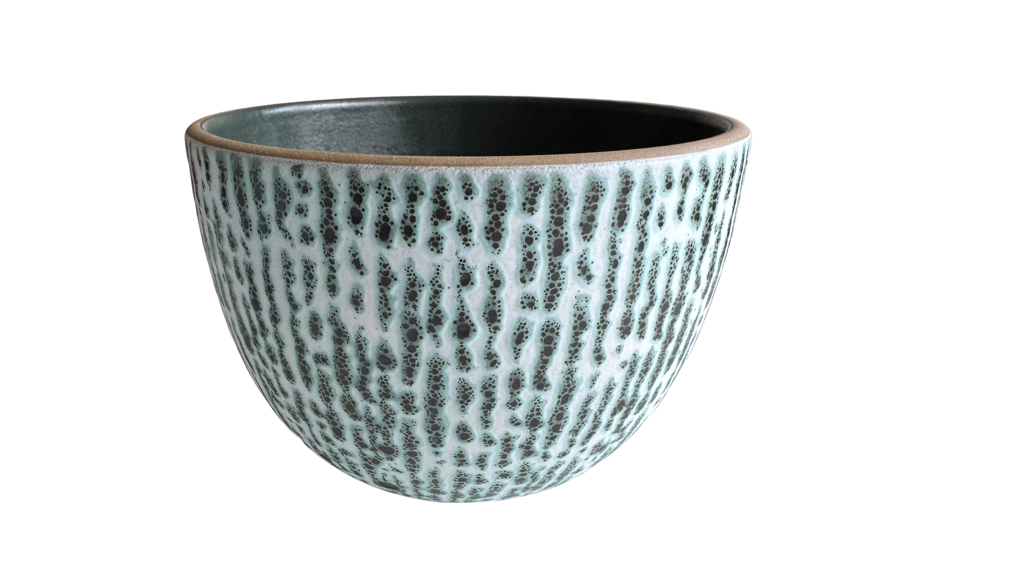 Deep Serving Bowl - Special Technique called Cascade, with Sequoia interior
