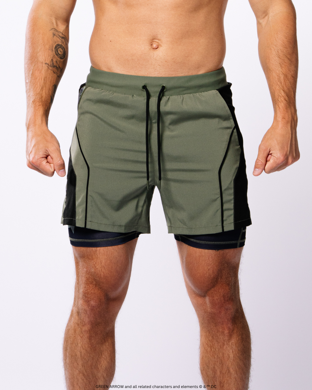 GREEN ARROW™ Arrowhead Performance 5" Shorts w/Liner 1 of 500