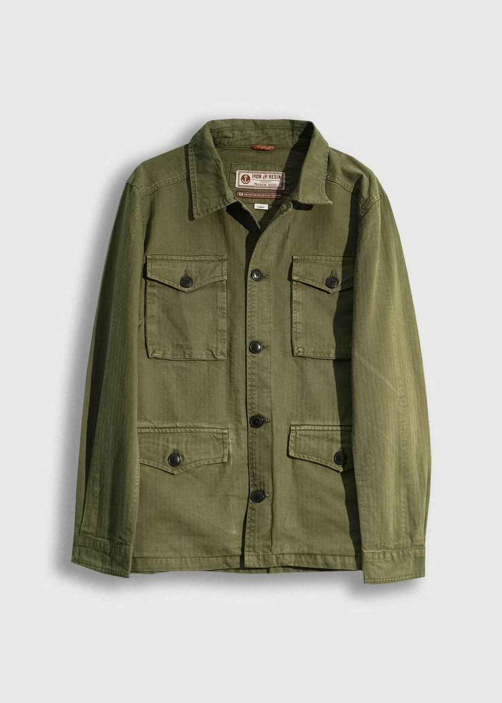 Herringbone Military Jacket