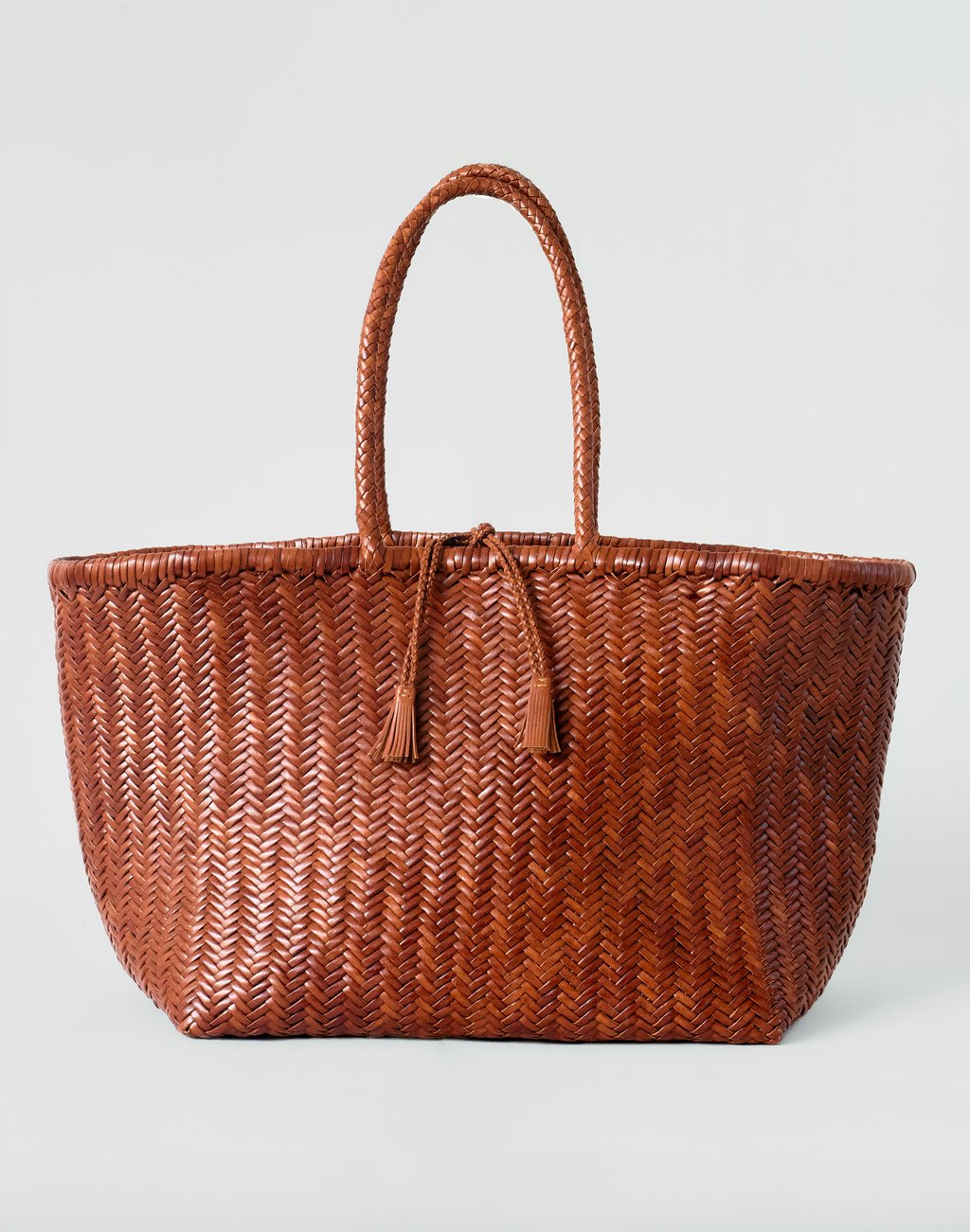 The Mercato Woven Leather Tote Bag - Imperfect