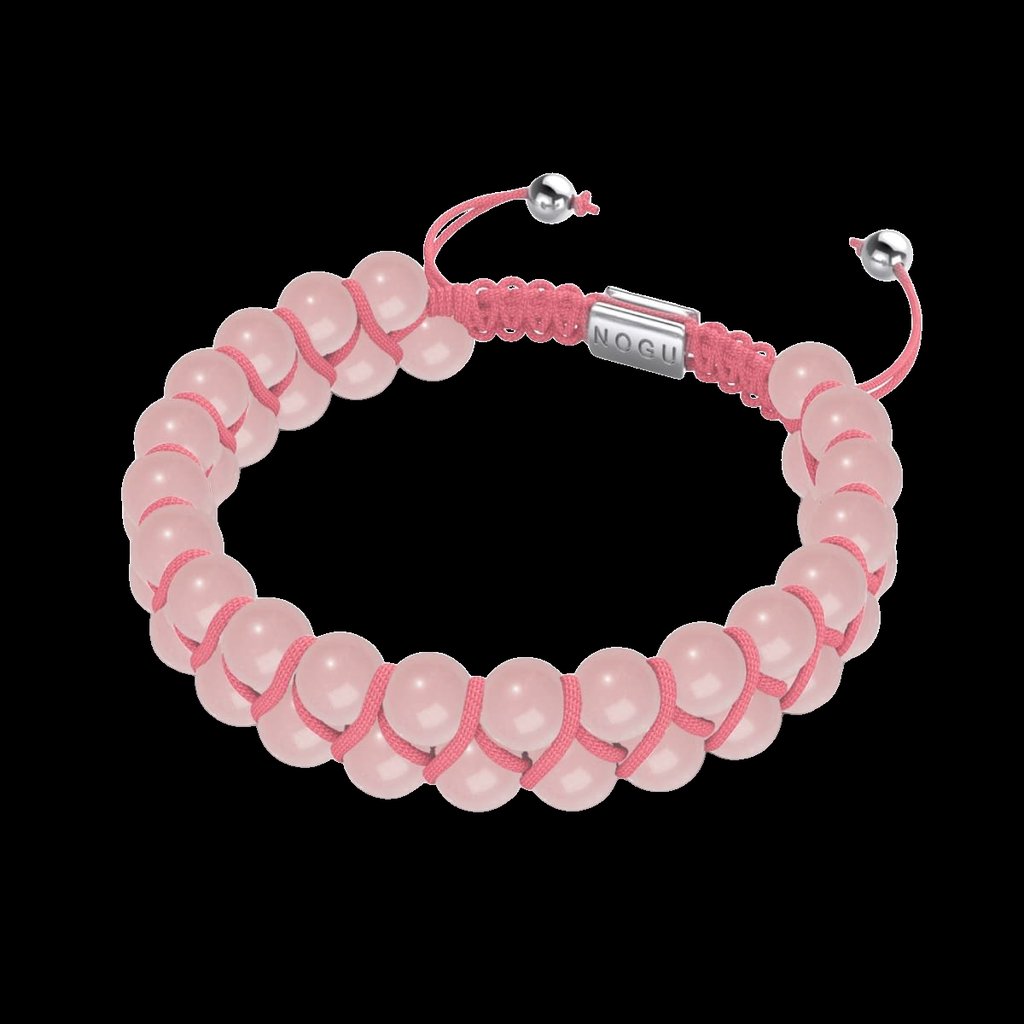 Coral | Lumos Ceramic | Vitality Macrame Bracelet
