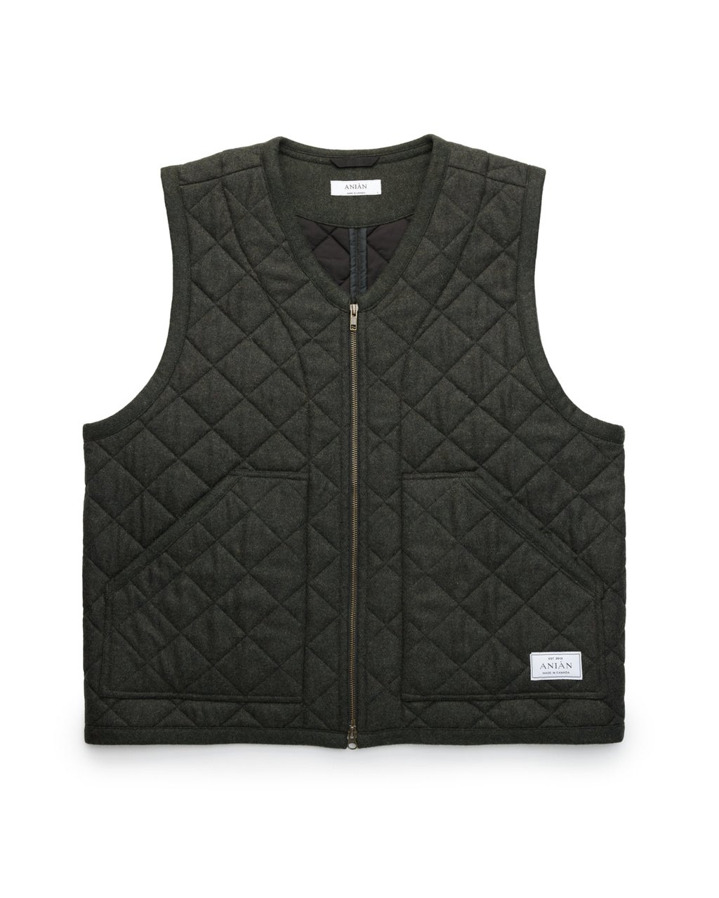 Past Season Quilted Wool Vest (M)
