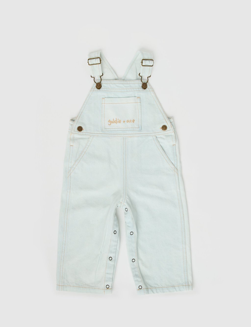 Bambi Vintage Washed Denim Overalls
