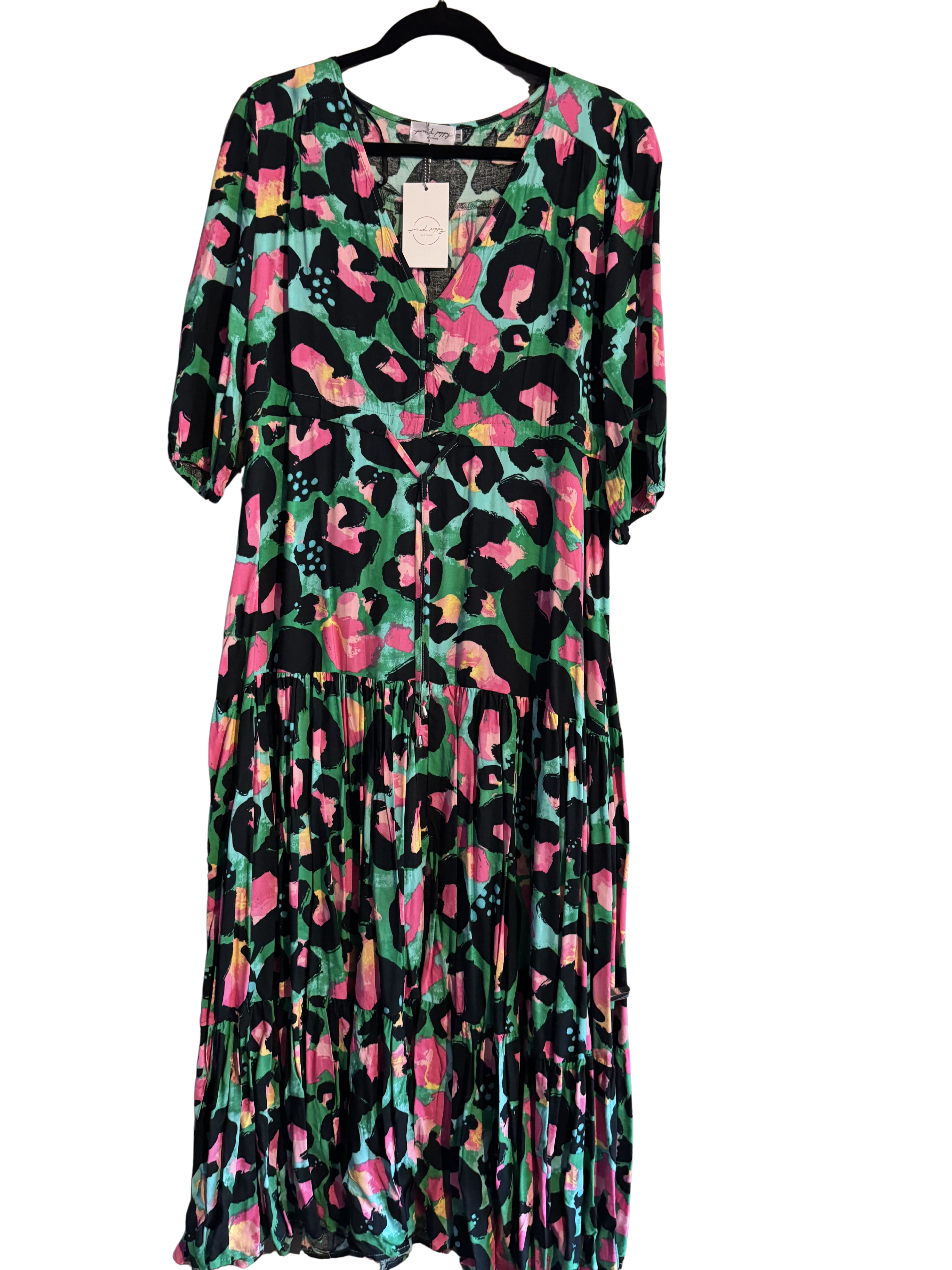Billie Green Leopard by Kasey Rainbow 