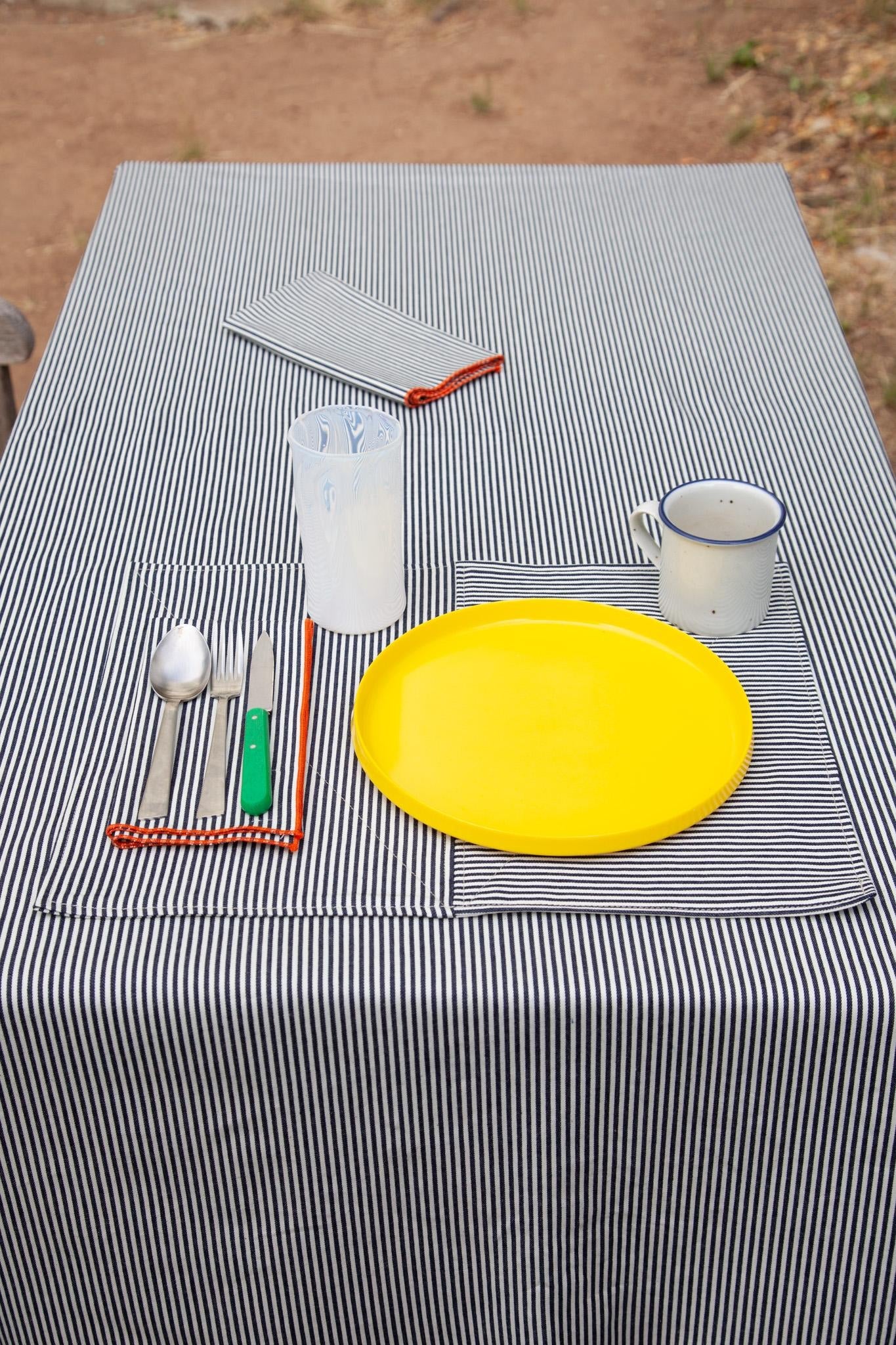 Placemats Set of 2 - Hickory Stripe