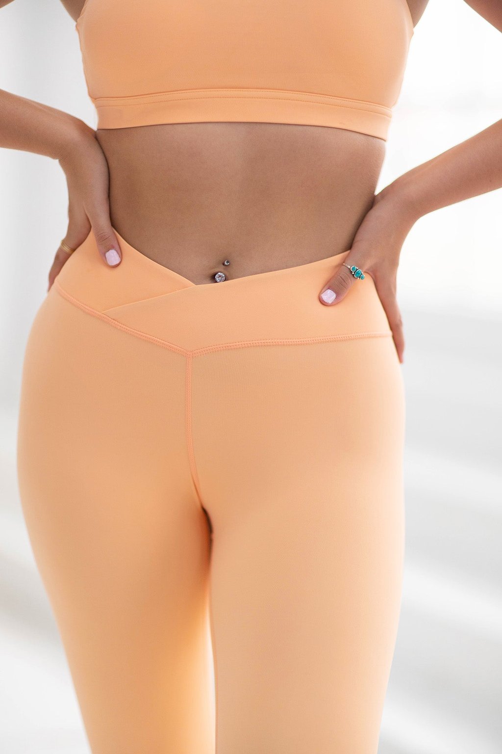 Tone 7/8 Leggings - Peach