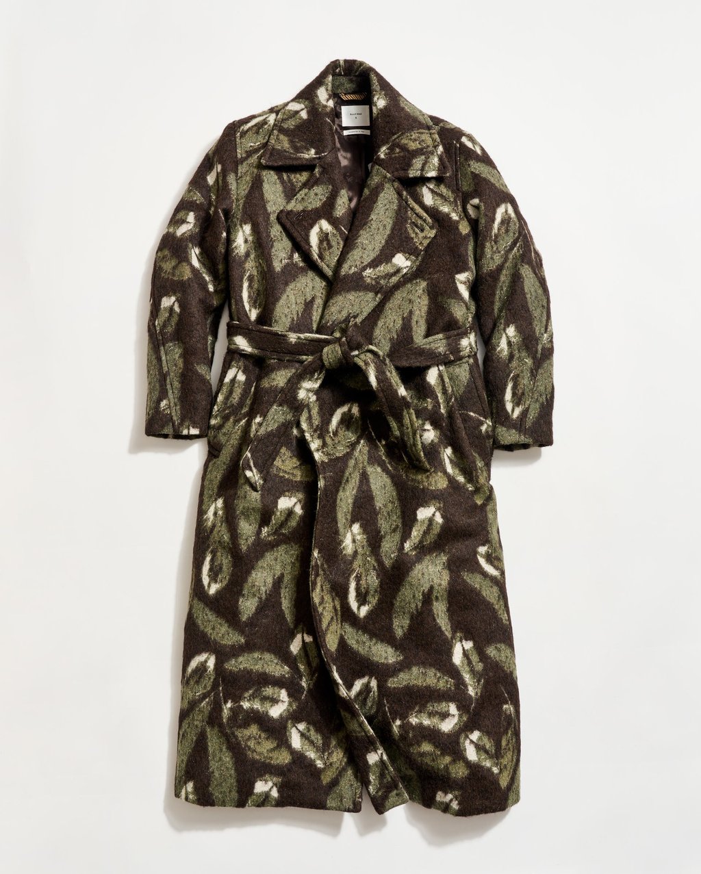 Feather Jacquard Top Coat