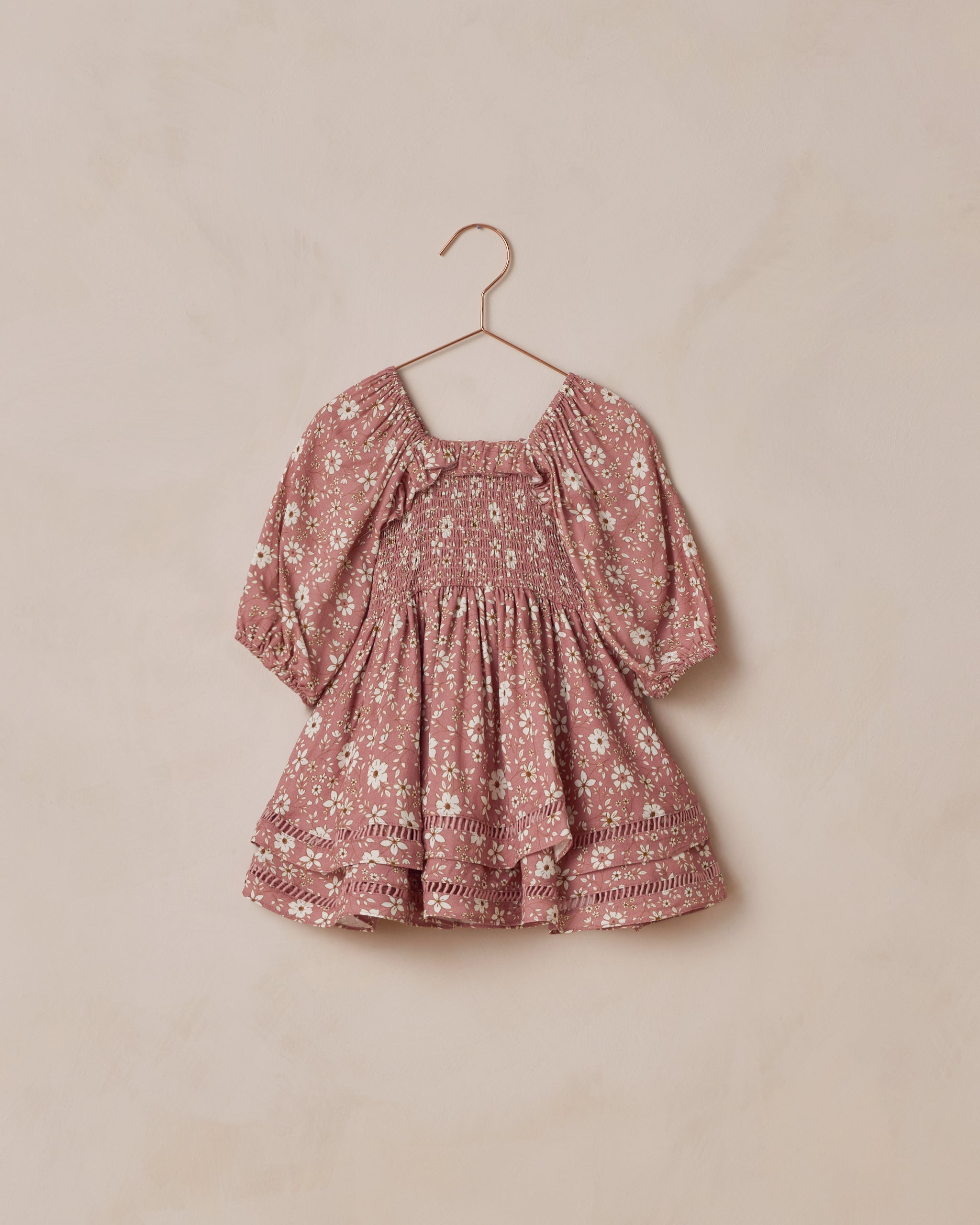 Elodie Dress Rose Bloom