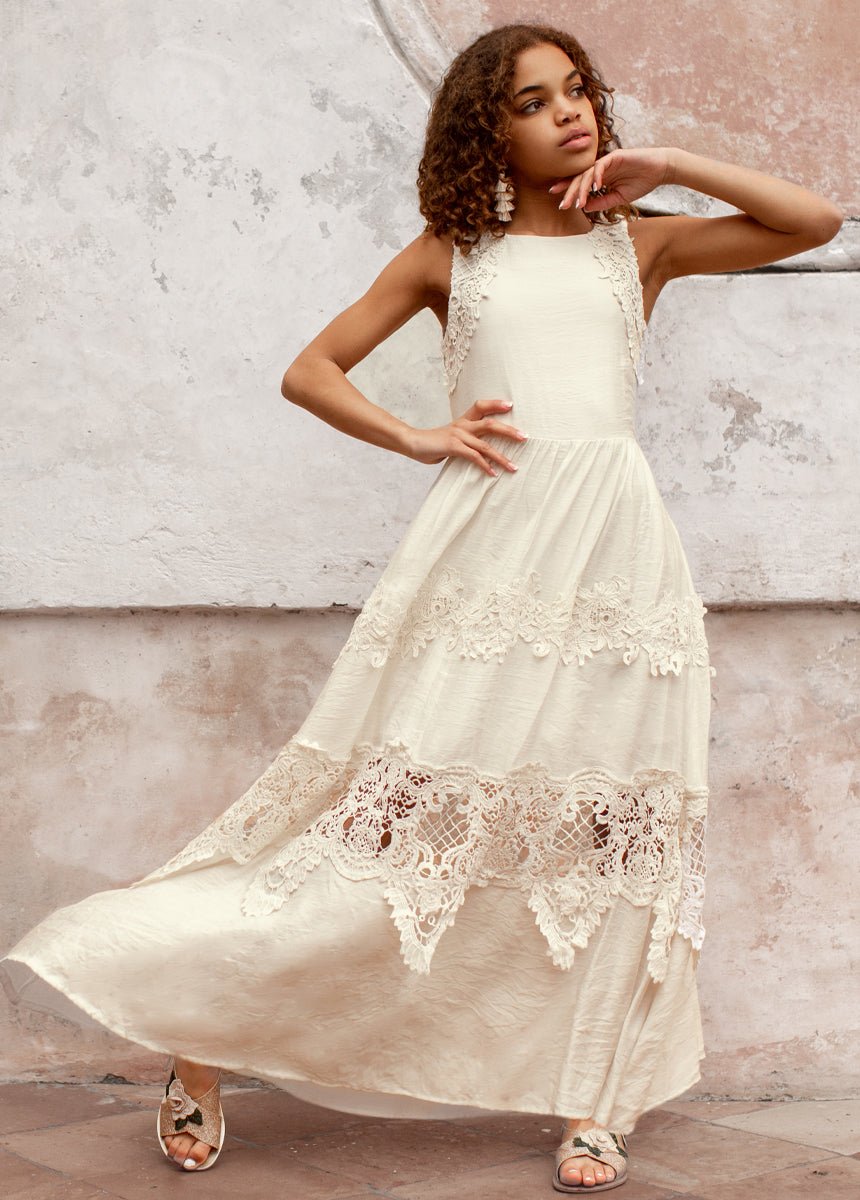 Londra Dress in Gardenia
