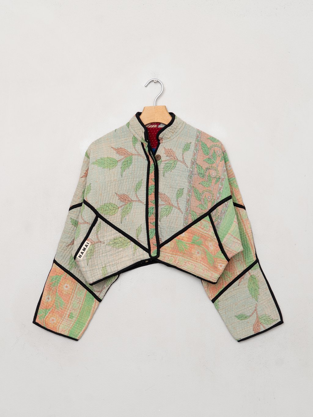 The Kaira Cropped Patchwork Jacket
