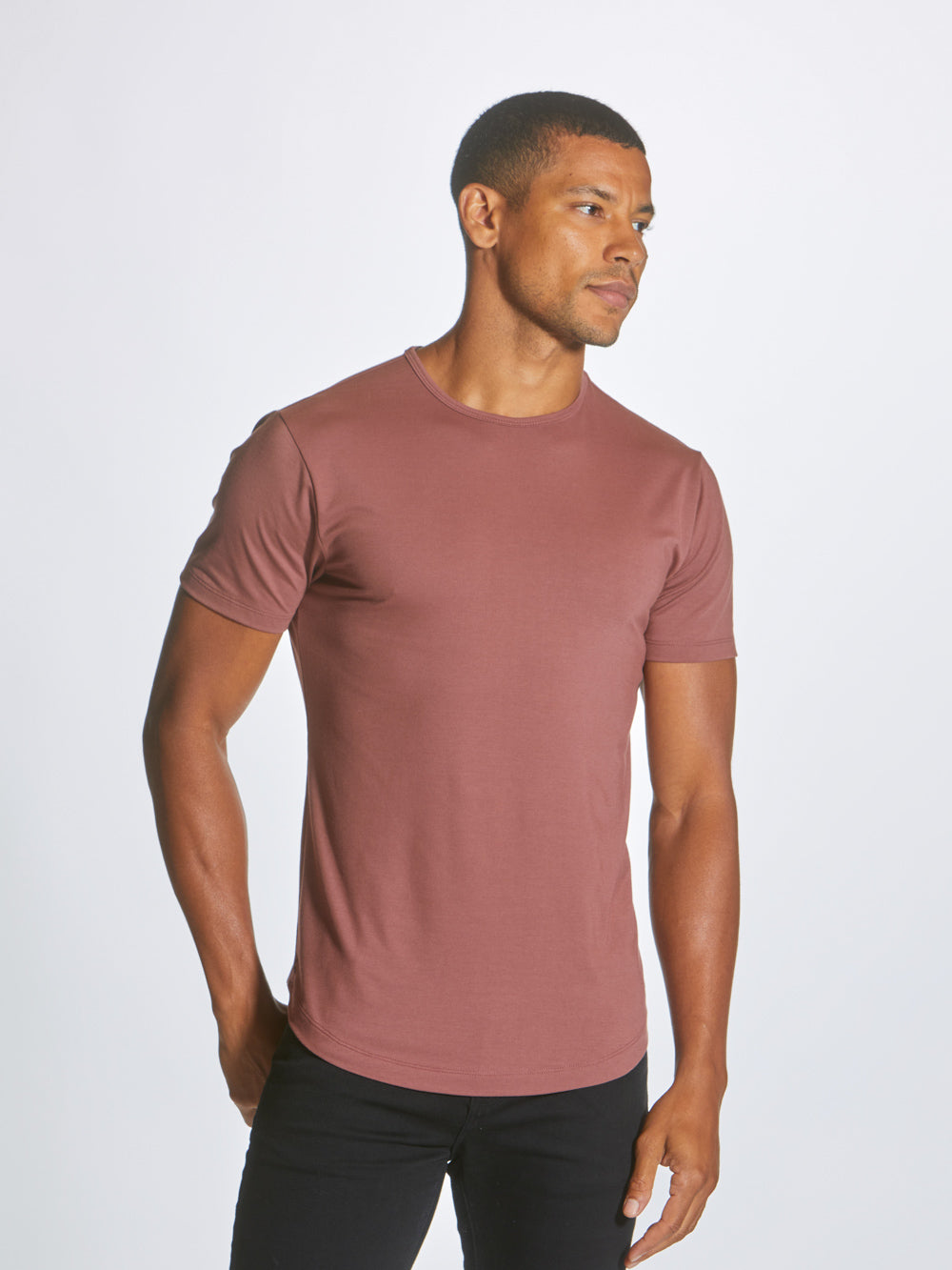 Crew Curve-Hem | Mulberry Signature-fit PYCA Pro®