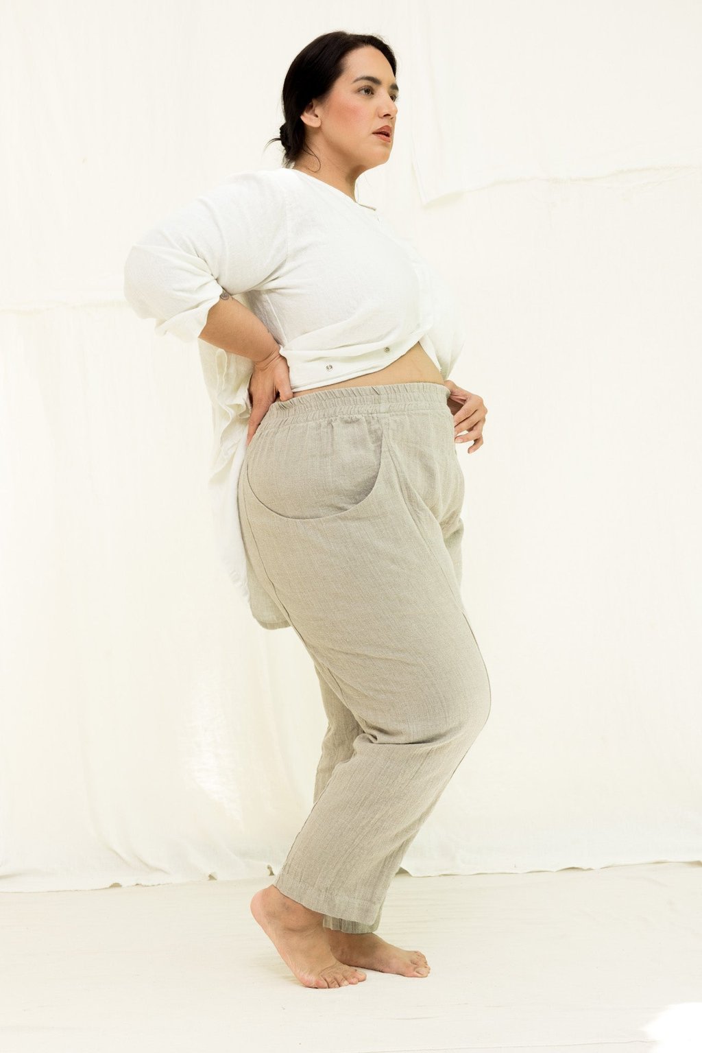 Clyde Work Pant in Midweight Linen