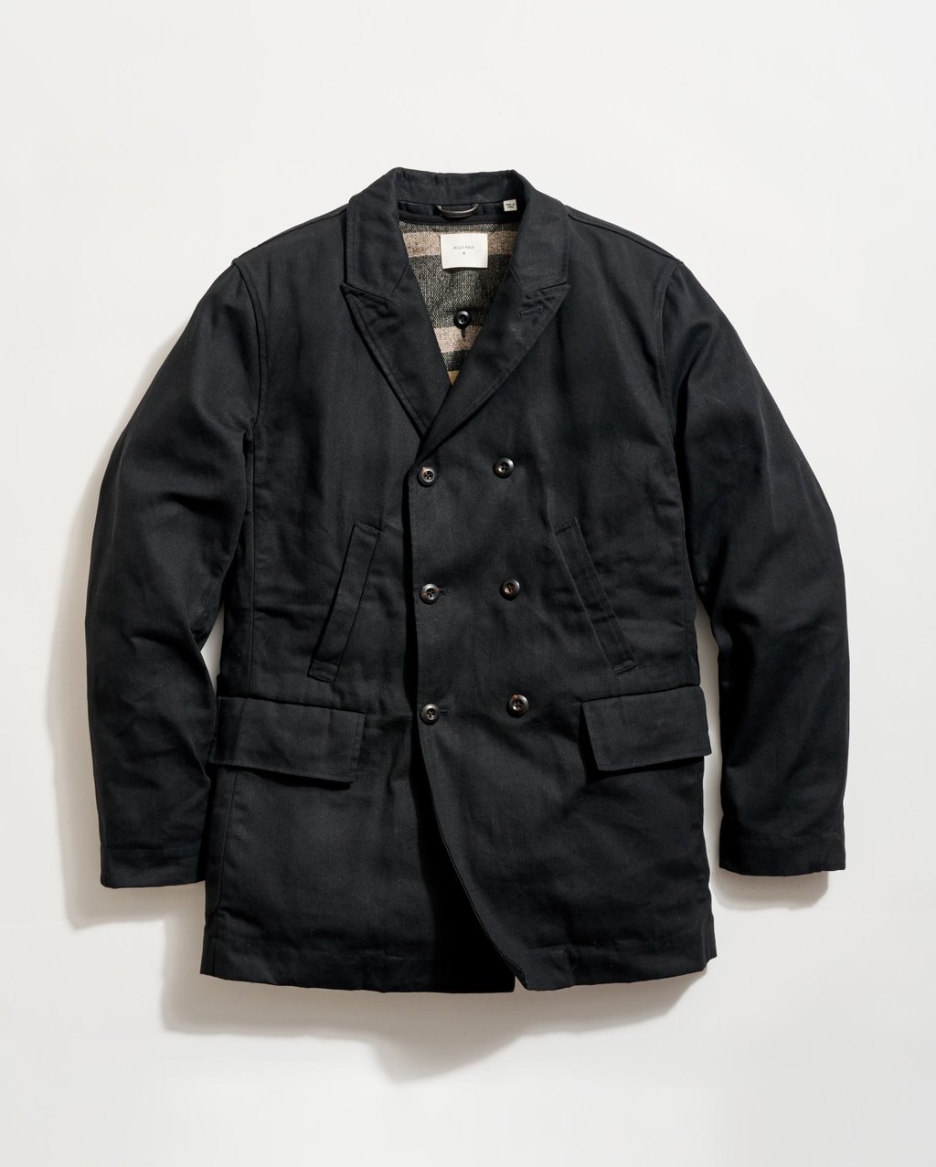 Waxed Canvas Bond Peacoat