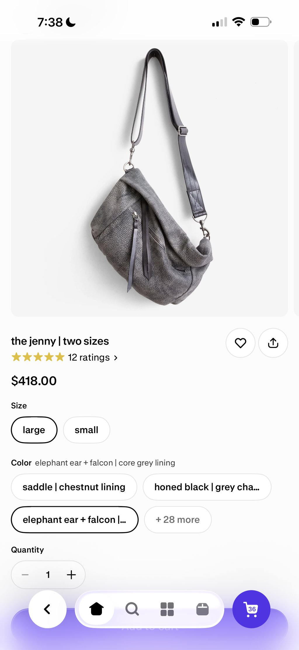 PRICE DROP BNNU Large Jenny in Elephant Ear