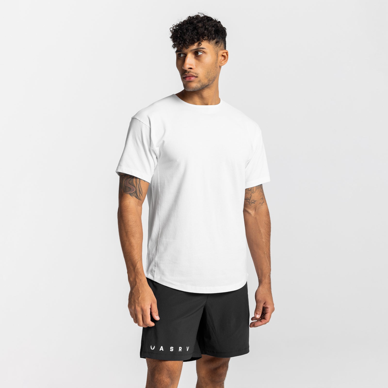 0612. CottonPlus™ Vented Tee - Stone
