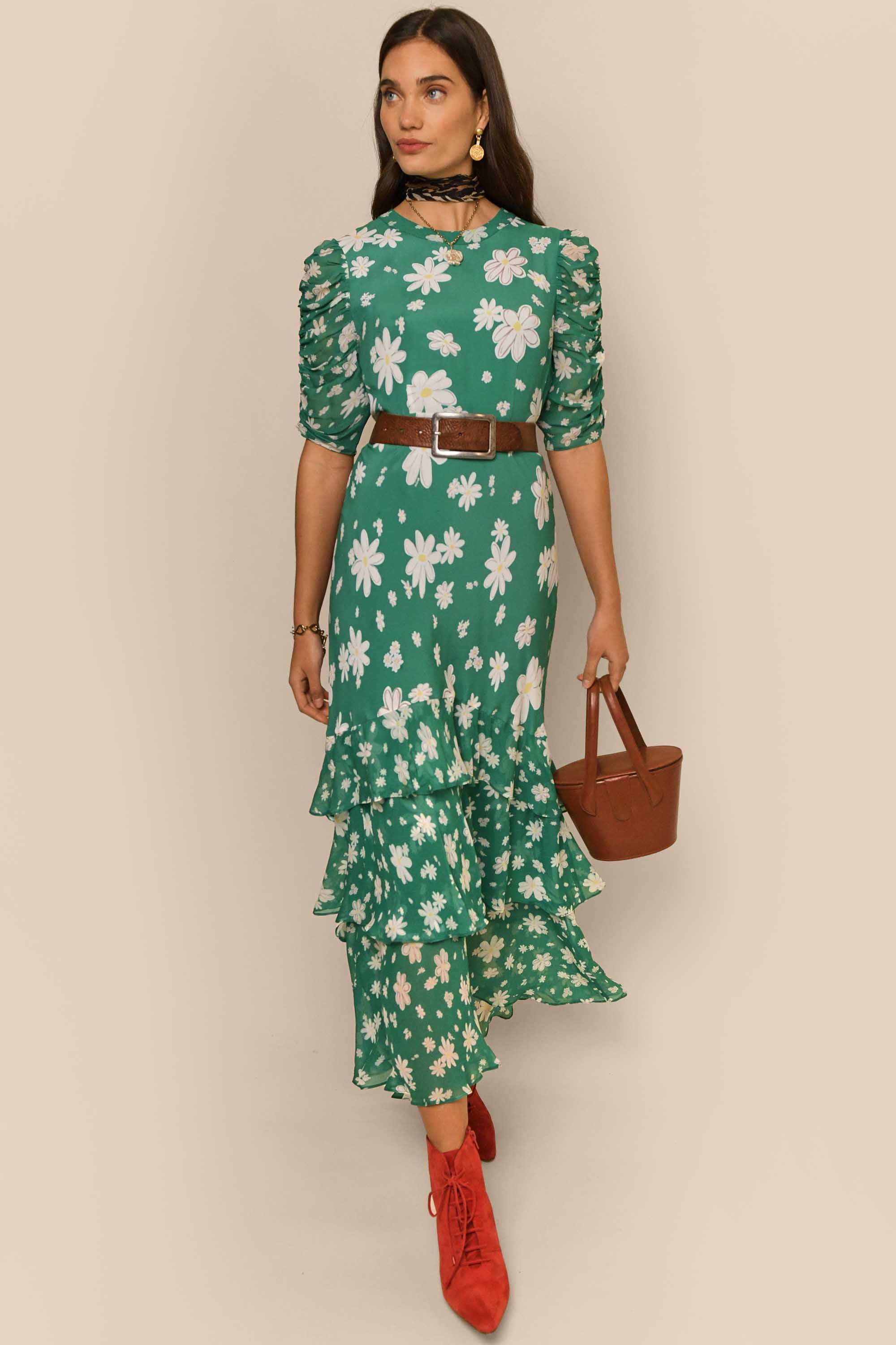 Evelyn - Green Daisy