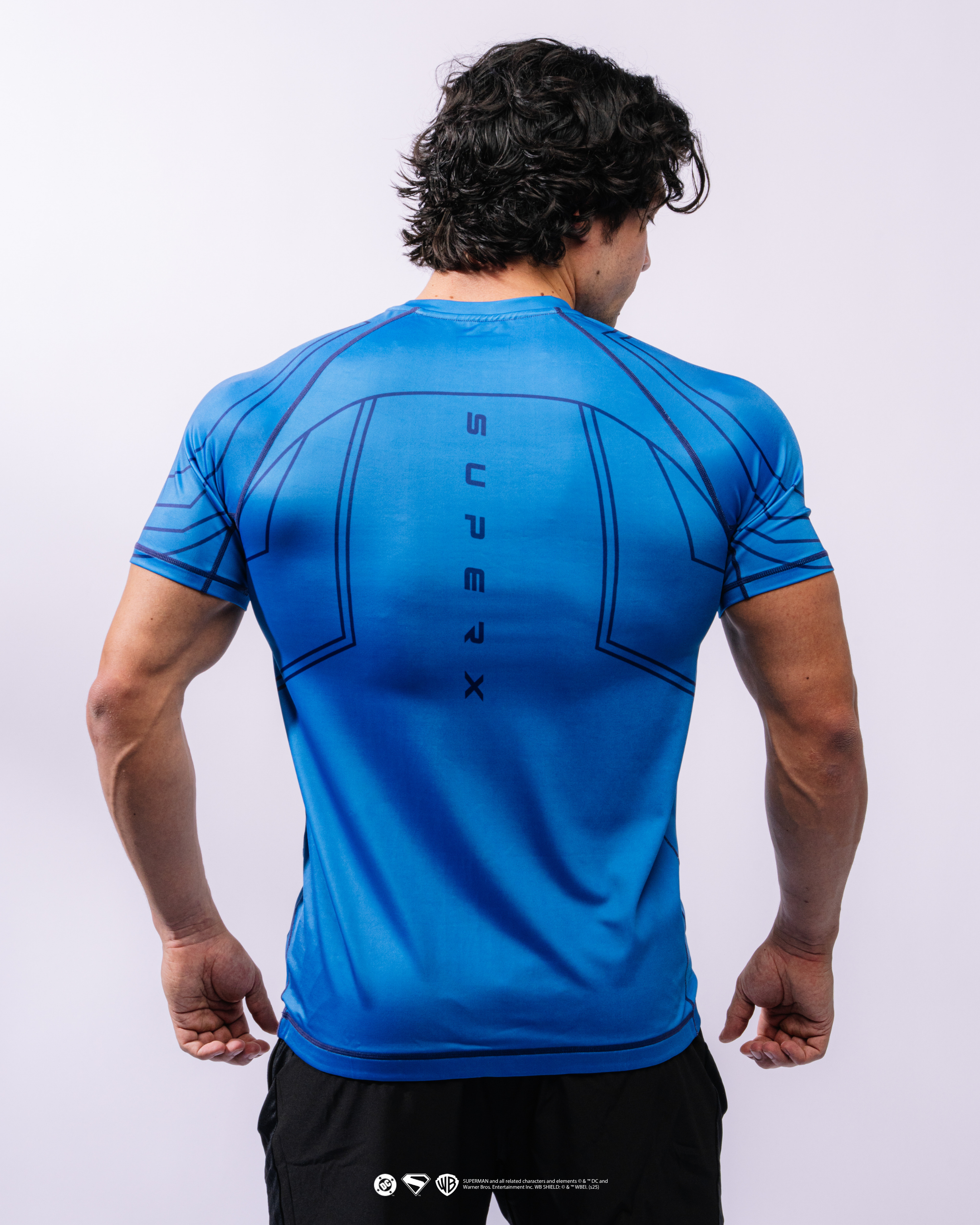 SUPERMAN Short Sleeve MMA Rash Guard