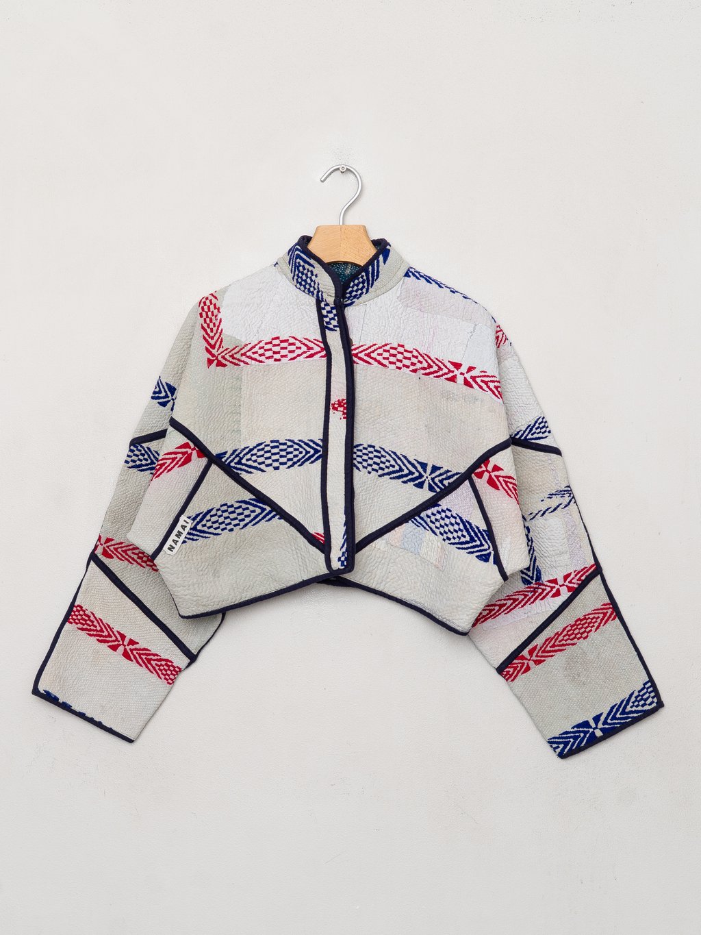 The Kaira Cropped Patchwork Jacket