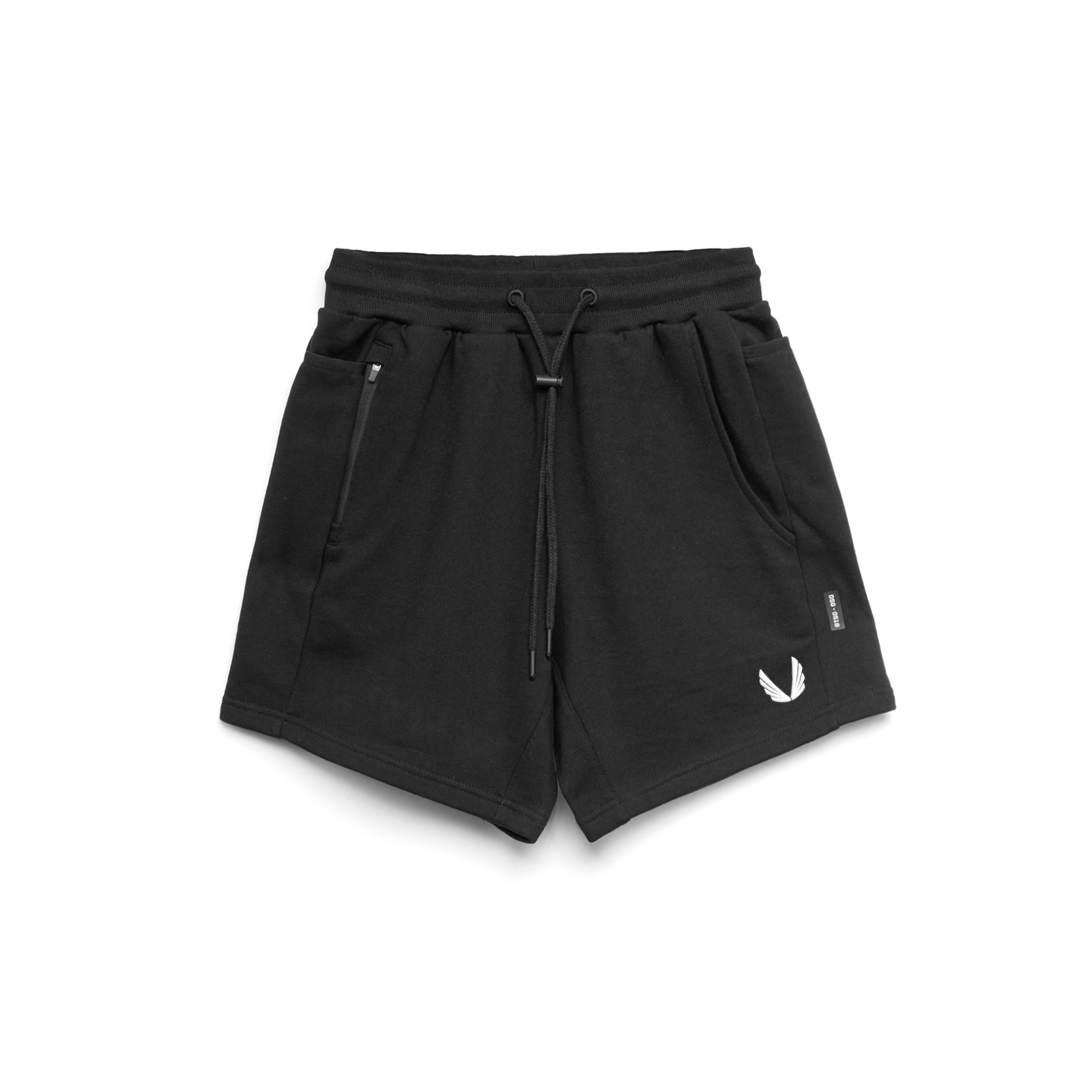 0518. Lightweight Fleece Sweat Shorts - Black