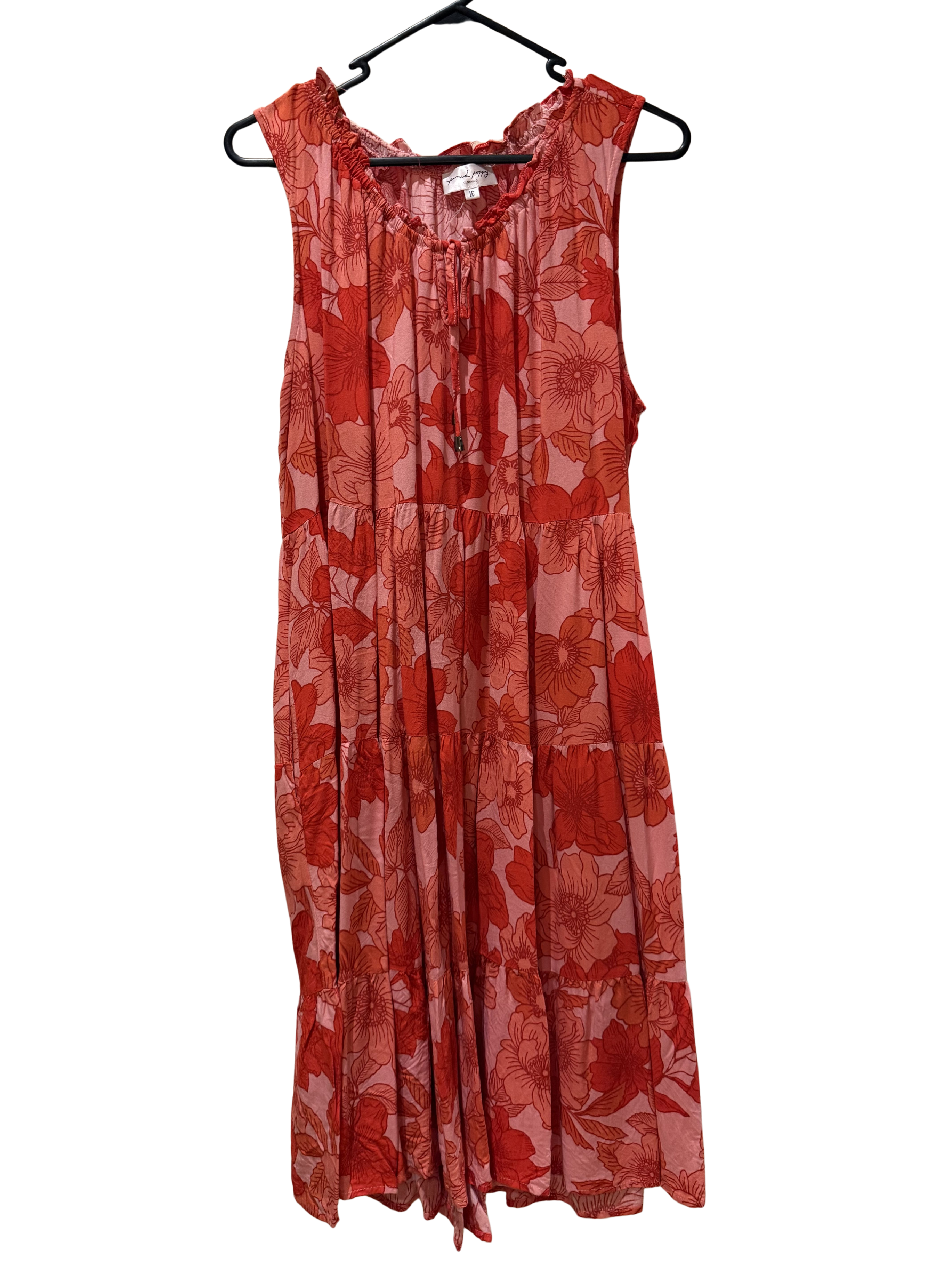 Red Floral Dress