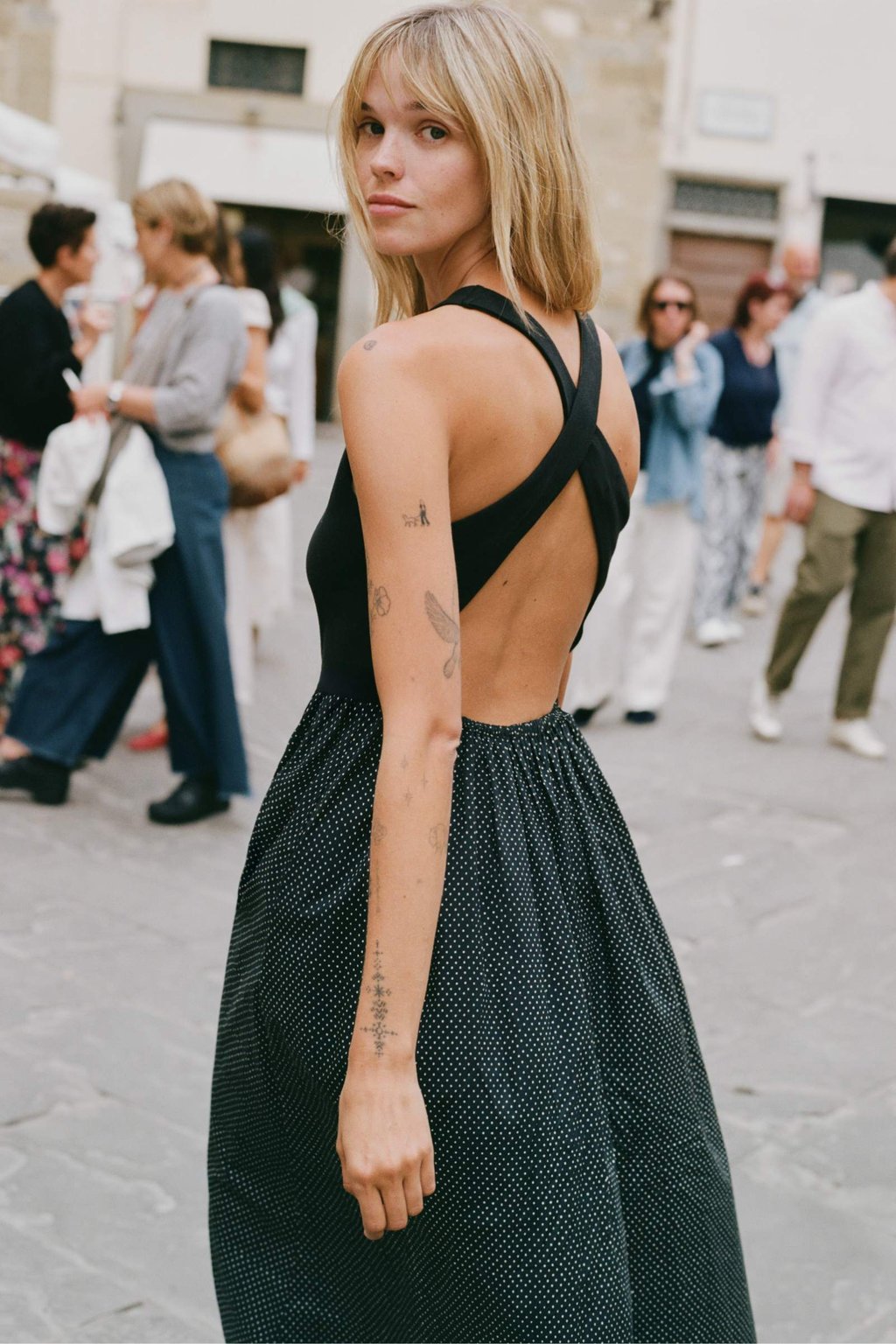 The Fernanda Dress | Noir Dot