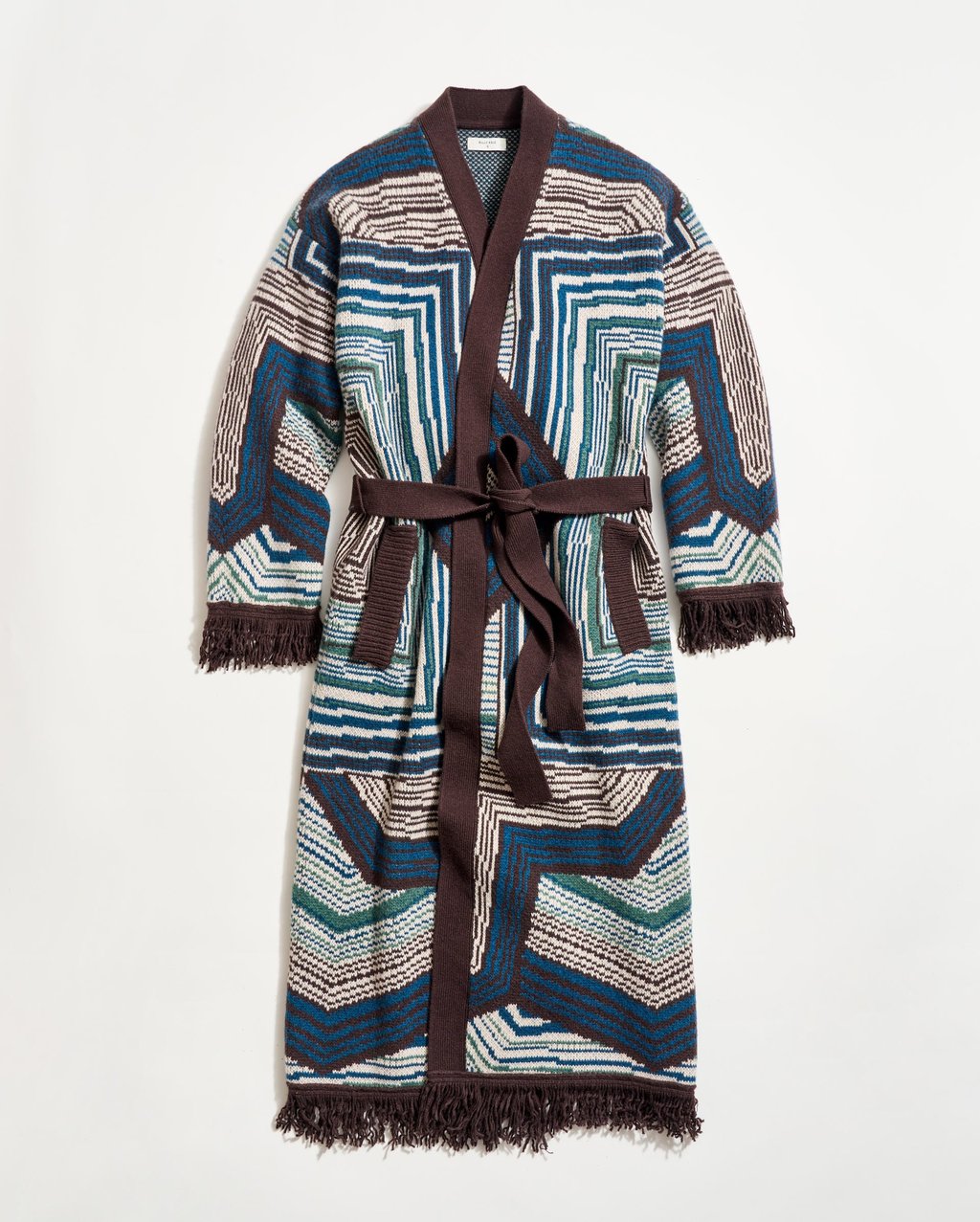 New Folk Jacquard Cardigan Coat