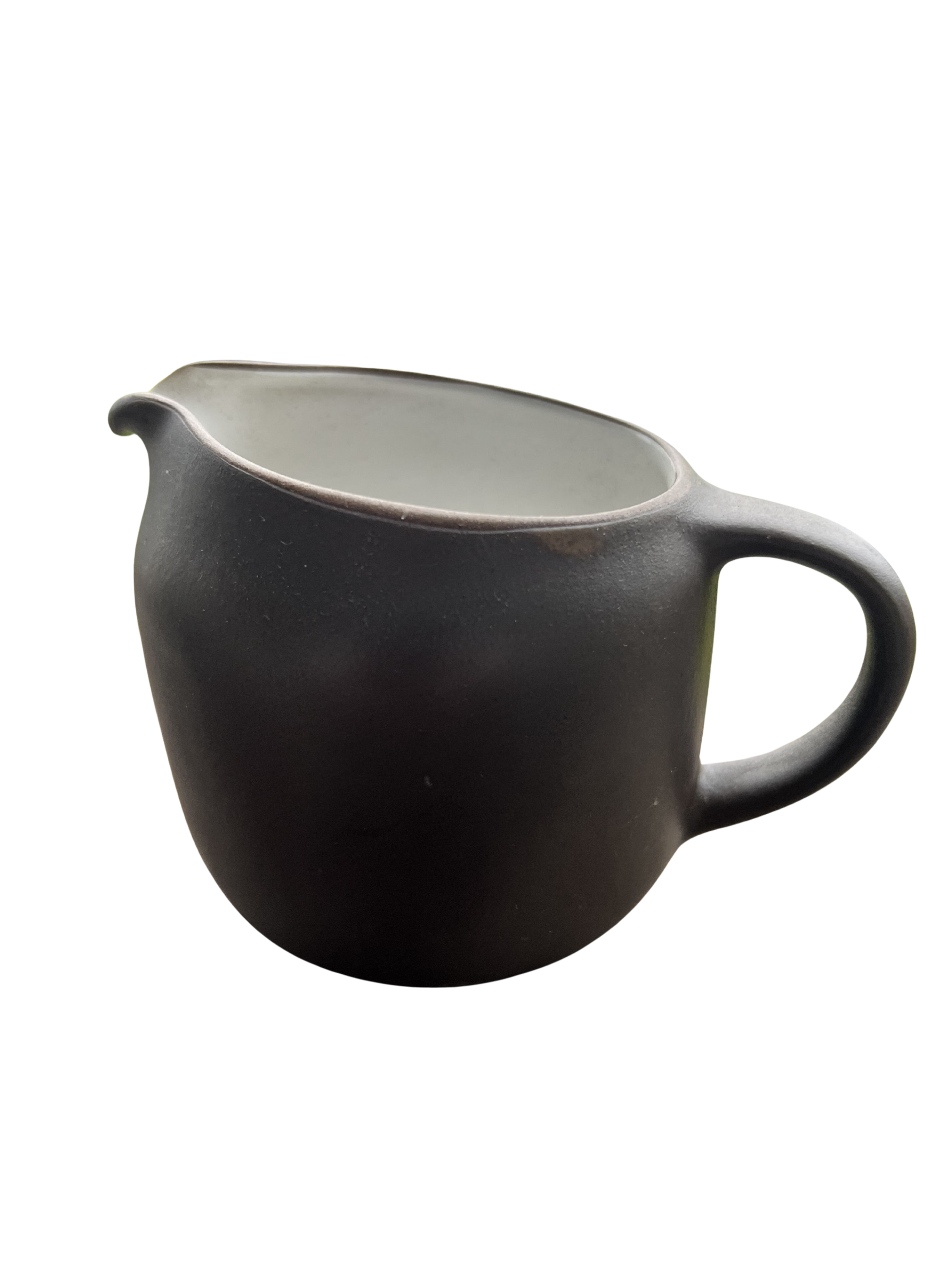 Vintage Brown & White Creamer