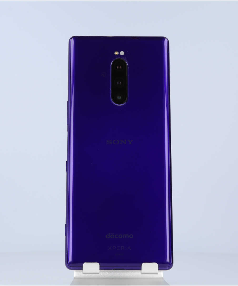 決算SALE 【中古】【安心保証】 Xperia 1 SOV40[64GB] au パープル