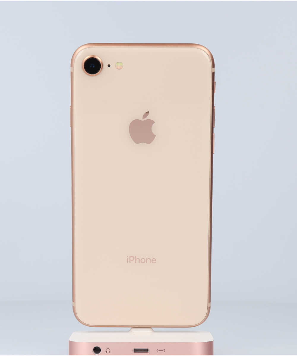 美品】Apple iPhone 8 64GBピンクゴールドSIMフリー-