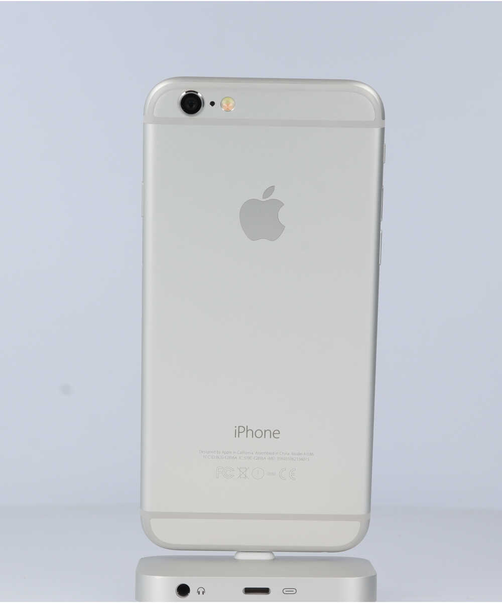 iPhone 6 Silver 16GB AUバッテリー100%良品 - 携帯電話