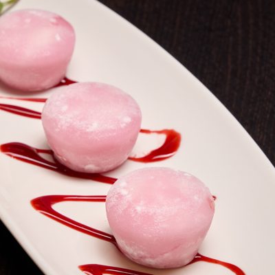 Strawberry Mochi Ice Cream