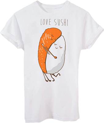 Maglietta iMage Love Sushi Abbraccio Riso Sushi Nigiri