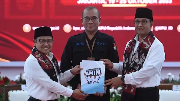 Anies Muhaimin Kirim Surat Pemberitahuan Pendaftaran ke KPU Benuanta Anies Muhaimin Kirim Surat Pemberitahuan Pendaftaran ke KPU Benuanta