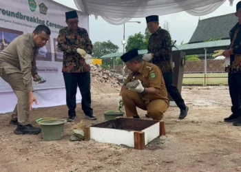 Peresmian pembangunan fasilitas manasik haji. (Ist)