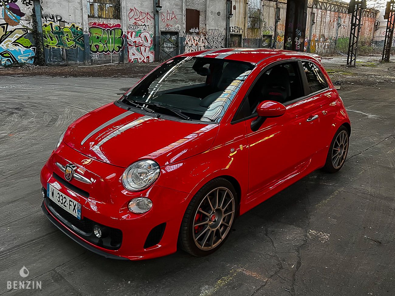 Beer met de klok mee optioneel Benzin - Abarth 500 Ferrari Dealers Edition n°96/200 43k km- 2009 *Flash